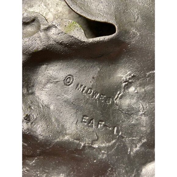 Vintage Midwest Cast Iron Wall Plaque Fruit Cheese Wine 1970s Americana Charm - Picture 4 of 8